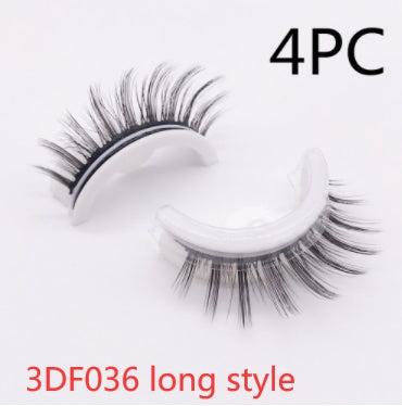 Reusable 3D Mink Lashes Natural False Eyelashes Self Adhesive Fake Glue Free Makeup Eyelash Extension Silk Reusable 3D Mink Lashes Natural False Eyelashes Self Adhesive Fake Glue Free Makeup Eyelash Extension Silk